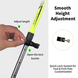 OKKRMGZ 3Pcs Pole Clamp Replacement Kit for Trekking Poles External Flip Lock Clips with Nut Screws Hiking Walking Stick Clamps and Ski Pole Clip Tips Tent Gear Repair Parts for Outdoor Adventures