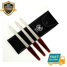 Crystal Glass Nail File With Travel Plastic Case 4 Pcs Beauty Nail Care Cuticle Pusher Spoon Trimmer File Manicure Pedicure Tools