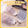Coumy 12 Pcs Shoe Bags for Travelling Clear Waterproof Shoe