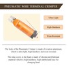 sliyxtwio Pneumatic Wire Terminal Crimper, 1.25-2.0-5.5mm Pneumatic Wire Terminal Crimping