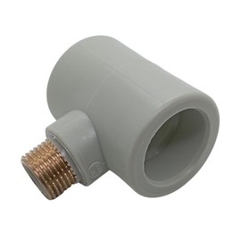 PPR Fittings: T-Piece Pipe Welding Technology PP-R. (with AG 32 x 32 mm x 1)