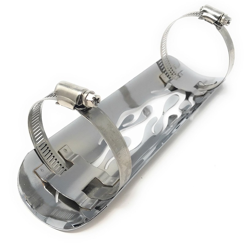 Mirai.2022 Motorcycle Muffler Guard Exhaust Pipe Muffler Cover Fire Flame