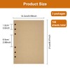 Pack of 3 Refill Paper A5 Refillable, 135 Sheets A5
