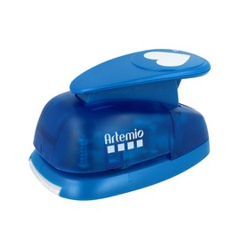 Artemio VIHCP307 Giant Heart Lever Punch, Blue, 13x8 cm