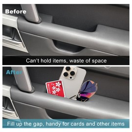 CDEFG Compatible with Land Rover Defender 90 110 130 2023 2024 Car Storage Box Car Door Inner Frame Box Covers Storage Box Defender 90 110 130 2023 2024 Accessories (Front Door Pack of 2)