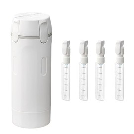 Lumbor37 Botellas de Viaje, Kit 4 en 1, A Prueba de Fugas con Tapa | 4 Botellas de Loción, Accesorios Recargables, Sin BPA, Kit de Aseo Personal Mujer