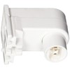 Leviton 13464-W Fluorescent Lampholder, Pedestal Base With 20GA Side Grooves