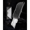 ainhue RU36 Retractable Utility Knife, 3.66 Inch Aluminum Ergonomic Handle
