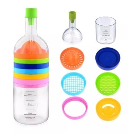 TechMel Botella Multiusos 8 En 1 Herramientas Cocina Viajes Camping