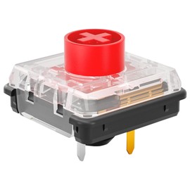 Kailh Choc V2 Low Profile Switch Red Linear, 4-Pin 50gf RGB SMD Gaming Mechanical Keyboard Switch (Choc Red 20pcs)