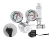 Aquarium CO2 Regulator CO2 Cylinder Pressure Reducing Regulator with Solenoid