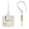 Les Poulettes Jewels - Earrring Sterling Silver and Mother of