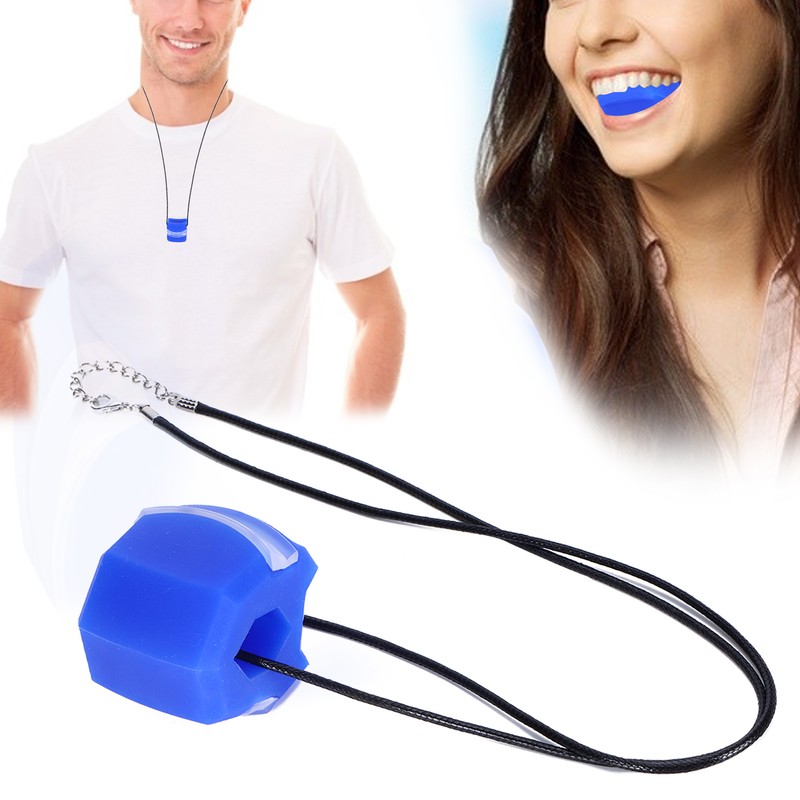 Facial Slimming Jawline Trainer with Lanyard Jaw Muscle Training Face