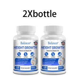 Balincer Height Growth Capsules - Improve cognition, immune system, strengthen bones - 120CpsulesX2
