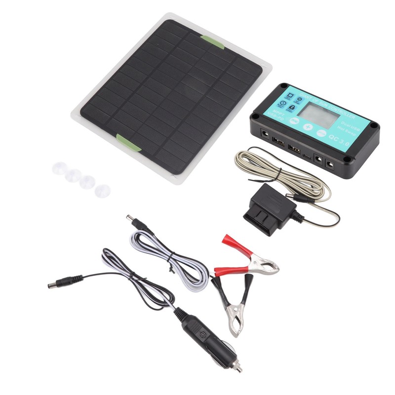 5W Monocrystalline Silicon Solar Panel 18V 50A MPPT Charge Controller