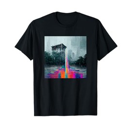 Glitchy Rain Monsoon T-Shirt