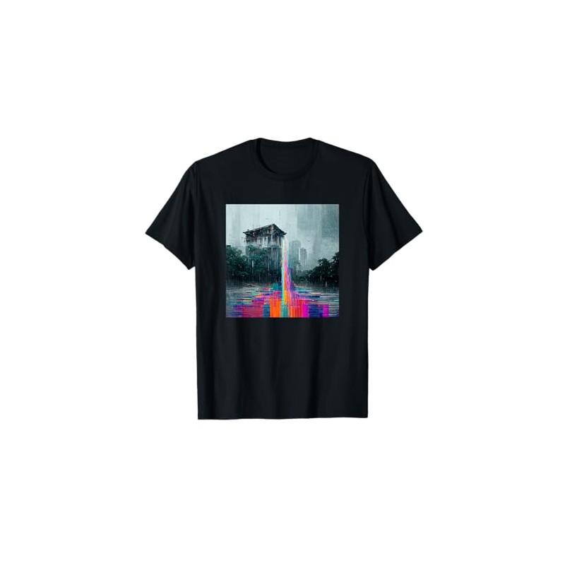 Glitchy Rain Monsoon T-Shirt