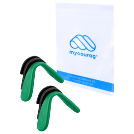 MYCOURAG Replacement Silicone Nose Pads Compatible with Pit Viper 2000 Sunglasses (Standard Frame) - Soft Anti-Slip Rubber Nose Pieces 2 Pairs for Comfort-Dark Green