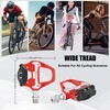 PXQUAL Road Bike Clipless Pedals Compatible with SPD SL System