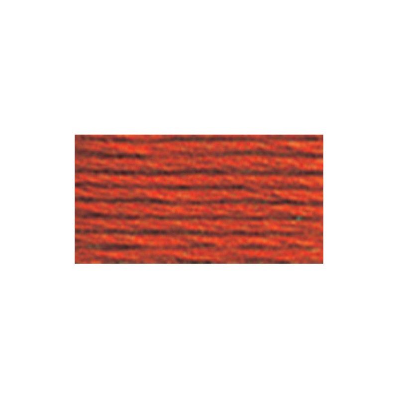 DMC 117-900 6 Strand Embroidery Cotton Floss, Dark Burnt Orange,