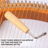 Hordion Lyre Harp Tuning Wrench, L-Shape Harp Tuning Tool for