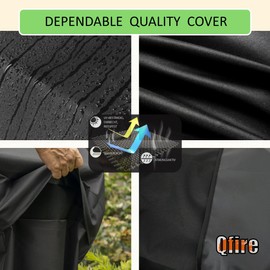 69 in. Grill Cover for Traeger Woodridge Pro and Woodridge Elite Wood Pellet Grills - Heavy Duty Waterproof Resistant Full-Length Smoker Cover for Woodridge Pro Grill BAC776 Accessory