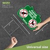 2 PC Keep Off Grass Sign with Stake, 8x12 Double