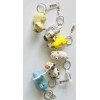 6 FUN ANIMAL LOVER KEYCHAINS/KEYR