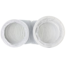 SPARES2GO Vent Hose & Adaptor Kit For Indesit Tumble Dryer (2 Metres, 4'' Fitting)
