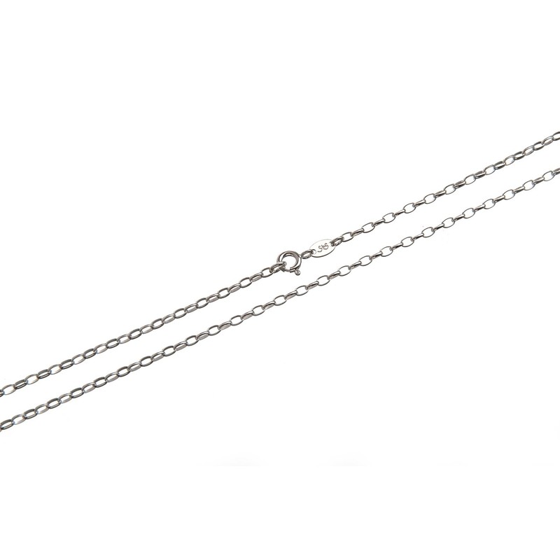 925 Silver Round Anchor Chain, Silver Chain 2.3 mm Width