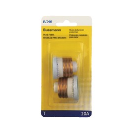 Eaton Bussmann series T 20 Amp, 125 Vac and IR 10 kA, Retail Pack - 2 Pieces