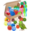 DIYUQISHI 23-Pack Small Bird Toys for Parakeets & Conures -