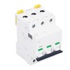 3P Miniature Circuit Breaker Easy Disassembly Assembly Din Rail Mount