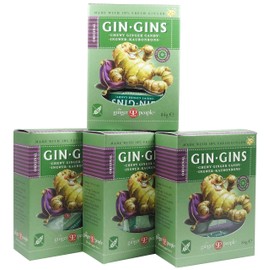 (4 PACK) - The Ginger People - Gin Gins Original Ginger Chews | 84g | 4 PACK BUNDLE