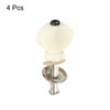 PATIKIL Ukulele Tuner Peg Pin Machine Tuner Plastic Metal White