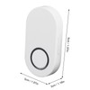 Self Generating Wireless Doorbell IP65 Waterproof Self Powered Doorbell with