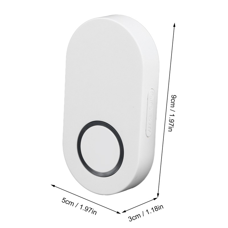 Self Generating Wireless Doorbell IP65 Waterproof Self Powered Doorbell with