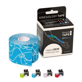 GemMedical RayonGEM Tape Waterproof Elastic Muscle Support Band for Exercise and Sports 5 m