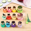 12 pcs Mini Cookie Cutters Vegetable Cutter Shapes Sets Fruit