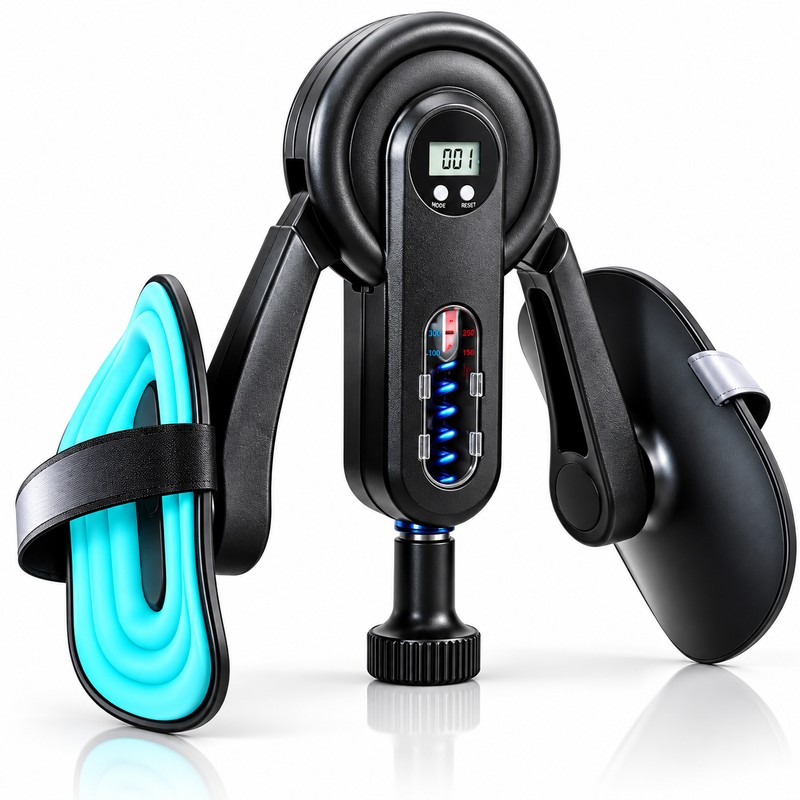 Thigh Exerciser for Home Workouts –10-100lbs Adjustable Resistance with Digital