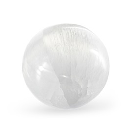 NKlaus Natural Selenite Crystal Balls 70 mm Meditation Gemstone Quartz Crystal Selenite Sphere Decoration 15591