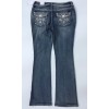 Apt. 9 Women’s Bling Bootcut Fleur De Lis Stretch Metallic