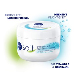 Nivea Soft Cream, Refreshing Moisturising Cream 375 ml