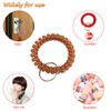 BIHRTC Pack Of 5 Colorful Spring Spiral Coil Keychain Bracelets