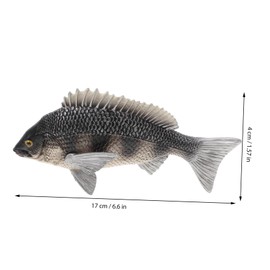 SUPVOX Realistic Fish Model Children's Plaything Simulation Fish Adornment Marine Animal Model