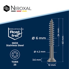 TORX Countersunk Screw Stainless Steel