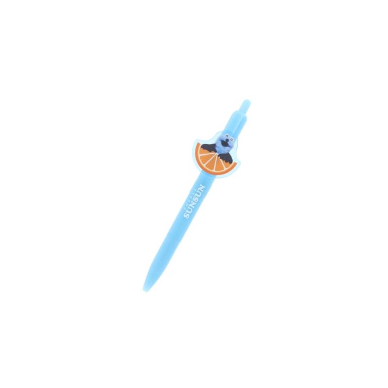 Sun-Star Stationery Puppet Sunsun Goods Ball Pen with Plate, Blue
