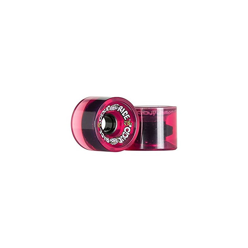 Cloud Ride! Wheels Cruiser Longboard-Räder, 69 mm, 78 A, transparentes