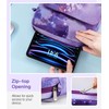 MoKo Tablet Case with Shoulder Strap & Handle, Multiple Compartments,