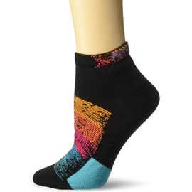 Pearl iZUMi Elite Calcetines bajos para mujer, prisma difuso, mediano